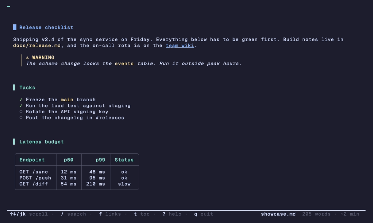 The terminal theme on a dark terminal color scheme